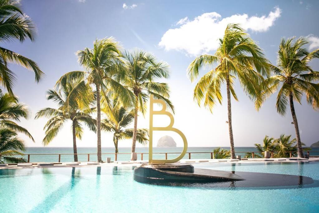 Le Bo Studio - Logement Standing Vue Mer & Piscine Ле-Диаман Экстерьер фото