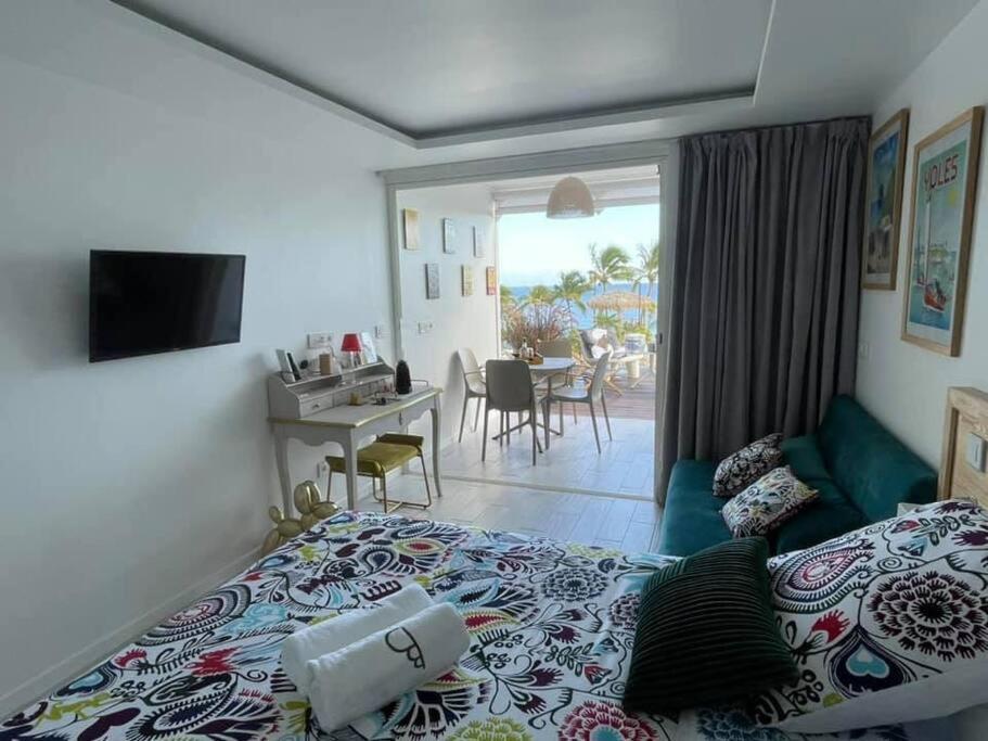 Le Bo Studio - Logement Standing Vue Mer & Piscine Ле-Диаман Экстерьер фото